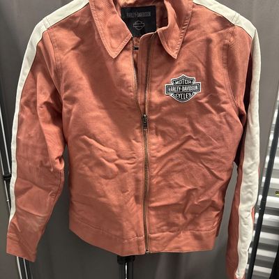 Sale Photo Thumbnail #88: Two piece Harley Davidson, jackets, pink and black size small rose and cream size extra small both in perfect condition