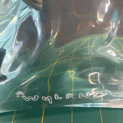 Sale Photo Thumbnail #2: Gorgeous Wyland Dolphin Wonder Sculpture, perfect condition, no chips or scratches. 12.5" H15" W