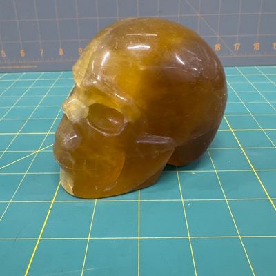 Sale Photo Thumbnail #48: Quartz hand carved skull 
Good condition
