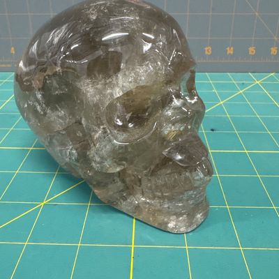 Sale Photo Thumbnail #42: Hand carved quartz skull
Excellent condition