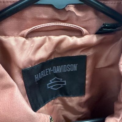 Sale Photo Thumbnail #89: Two piece Harley Davidson, jackets, pink and black size small rose and cream size extra small both in perfect condition