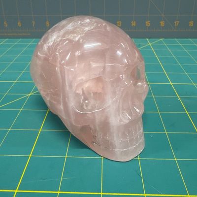 Sale Photo Thumbnail #51: Rose quartz hand carved skull
Good condition
