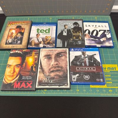 Sale Photo Thumbnail #12: 2 Blu-ray movies 
4 movies 
1 PS4 game