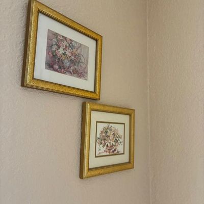 Sale Photo Thumbnail #45: Framed paintings $10 each