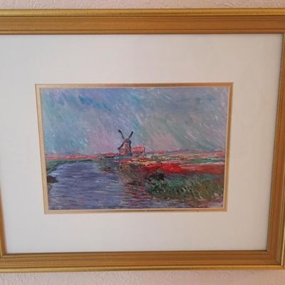 Sale Photo Thumbnail #18: Framed wall painting $30