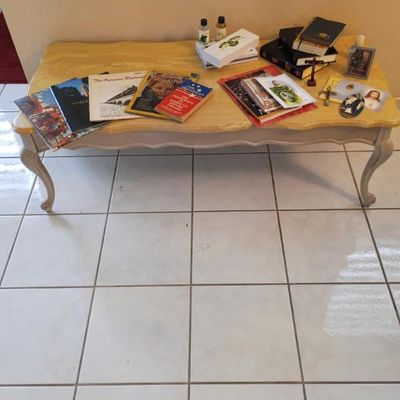 Sale Photo Thumbnail #6: French style coffee table $125
