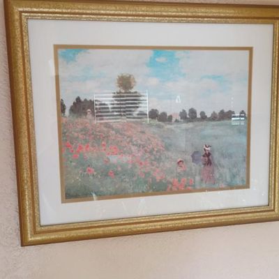 Sale Photo Thumbnail #15: Framed wall painting $30