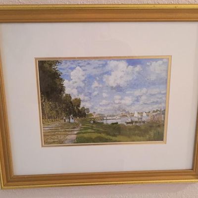 Sale Photo Thumbnail #19: Framed wall painting $30