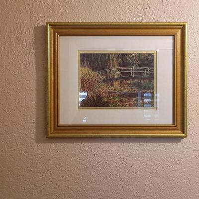 Sale Photo Thumbnail #20: Framed wall painting $30