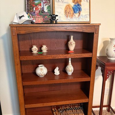 Wood Book shelves