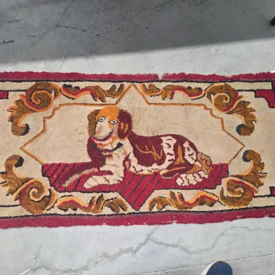 Sale Photo Thumbnail #16: Hooked rug