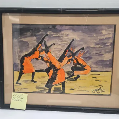 Sale Photo Thumbnail #37: Haitian watercolor 