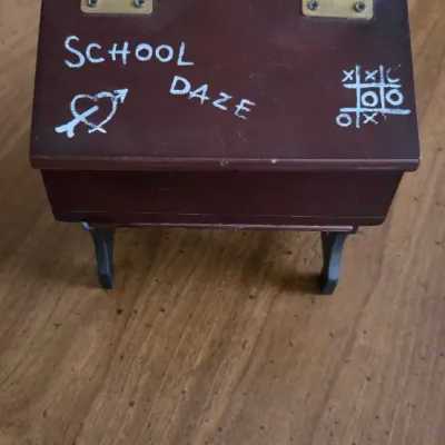 School desk music box