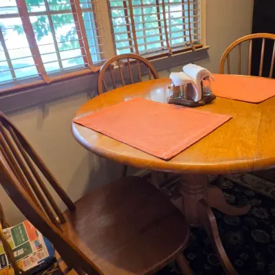Kitchen table set with 4 chairs