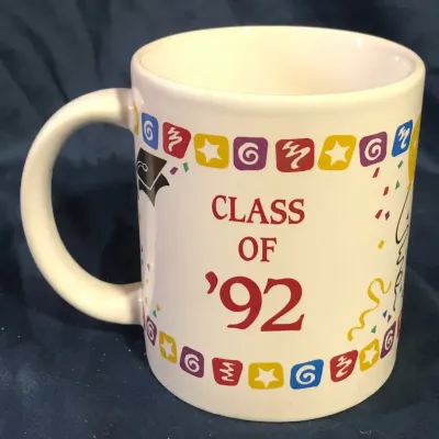Vintage Dicksons Class of 1992 Graduation Coffee Mug – Inspirational Ceramic Cup