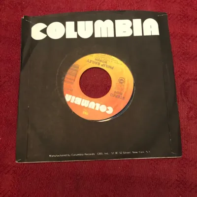 Philip Bailey "Easy Lover" (Duet with Phil Collins) / "Woman" 45 RPM Columbia 38-04679 Vintage Vinyl