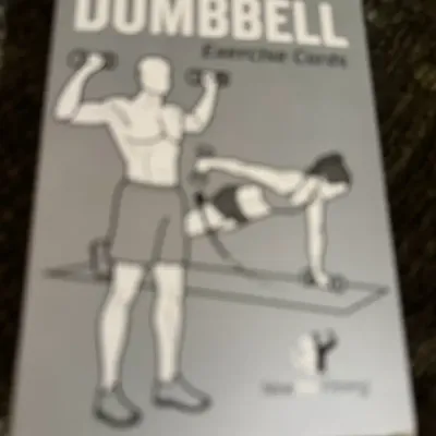 A New Fit Me Dumbbell Exercise Cards Workout Deck