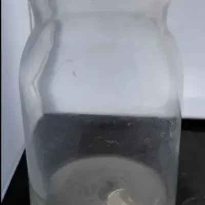 Large Clear Glass Hurricane Vase / Candle Holder – Flared Rim