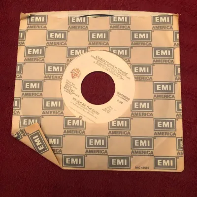 Christopher Cross – “The Light Is On” / “Never Be the Same” | Warner Bros. 45 RPM Single, WBS 49580