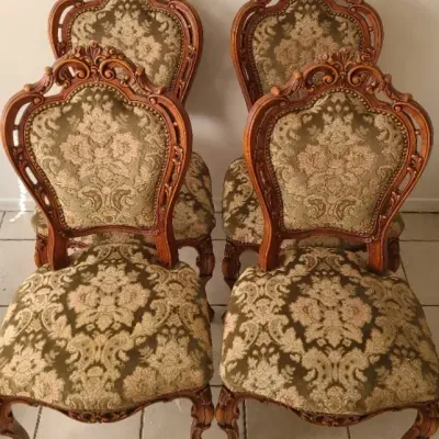 Cherished Chairs For Distinguished Dining - (4) Upholstered 