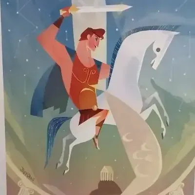 Go the Distance! Disney Hercules Art Print – Hand-Signed Joey Chou