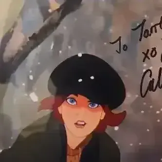 Anastasia Framed Art Signed & Inscribed by Liz Callaway – Singing Voice of Anya