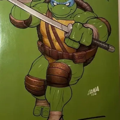Teenage Mutant Ninja Turtles #3 Comic Book David Nakayama Signed With COA