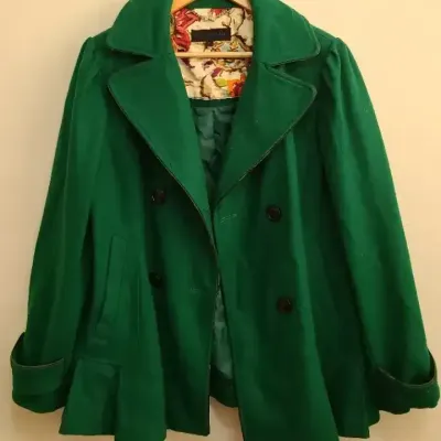 Emerald Green Steve Madden Winter Coat Size XL