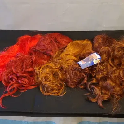Shades Of Red Dress Up Wigs 