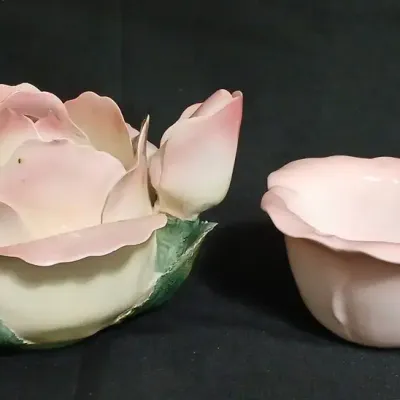 Everything’s Coming Up Roses – Sculptural Rose Teapot & Teacup