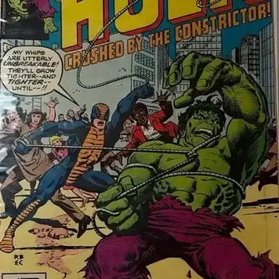 The Incredible Hulk – “Crushed by the Constrictor” Framed Comic Book
