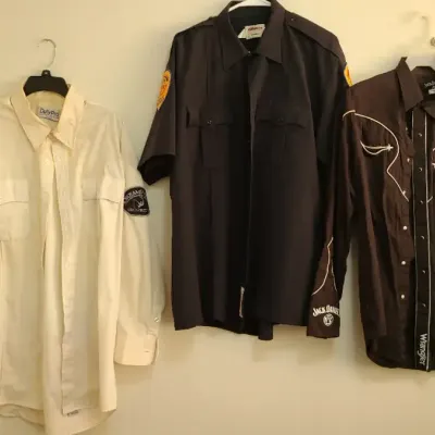 DreamWorks And Warner Bros Studio Security Guard Shirts Costume