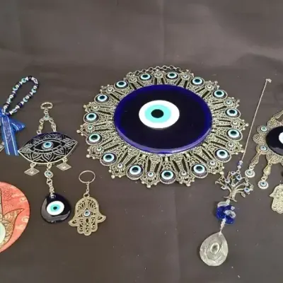 Eye-Catching Evil-Eye Collection – Medallions, Hanging Ornaments & Charms
