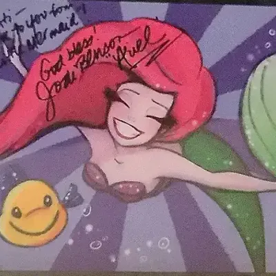 Disney WonderGround Gallery “Wish I Could Be...” Ariel Art by Liana Hee – Jodi Benson Signed