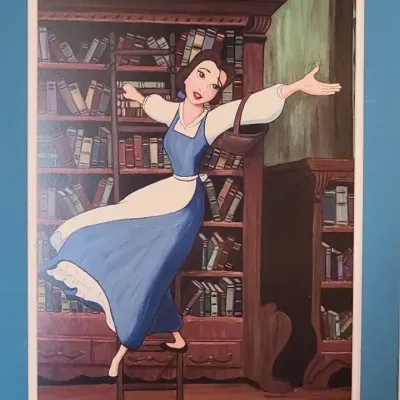 Signed Belle Print 