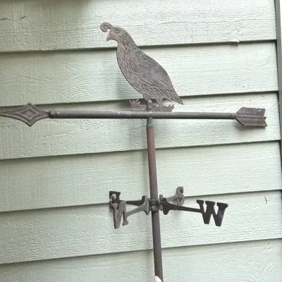 Copper Quail Weathervane