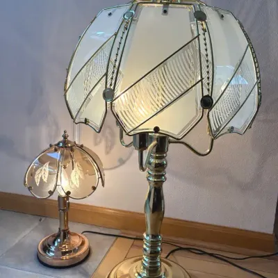 Vintage 6-Panel Touch Lamps