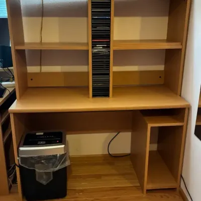 Small Desk With Hutch  