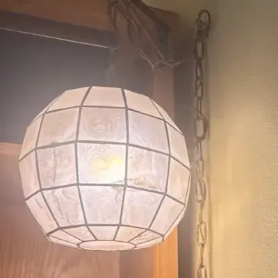 Capiz Shell Hanging Light