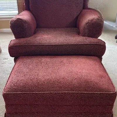 Comfy Chair And Ottoman