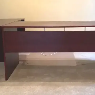 L-Shaped Executive Office Desk