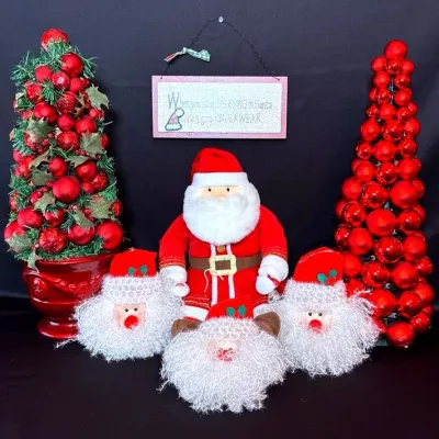 Merry Christmas! Santa and Christmas Trees