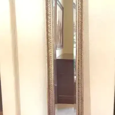 Tall Gold Frame Mirror -1