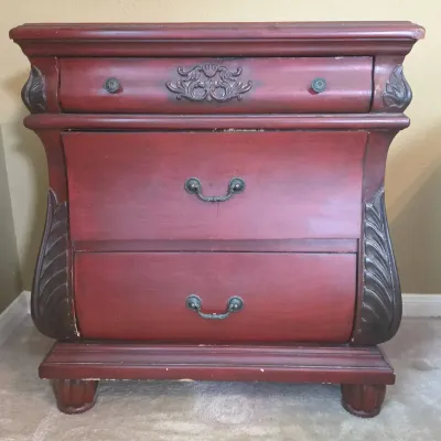 Vintage Style Nightstand-1