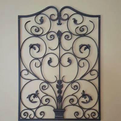 Wrought Iron Wall Decor 