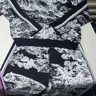 Black And White Sweater Set