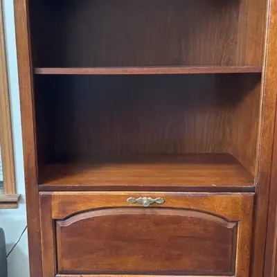 Shelf, Desk, And Drawers Combo