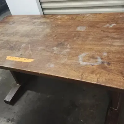 Trestle Table And Benches