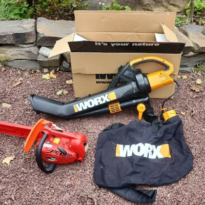 Leaf Blower And Chainsaw