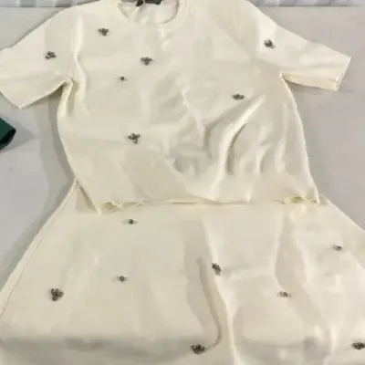 Zara Rhinestone Sweater Set